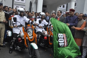 208Hon’ble Chief Minister Shri. Jai Ram Thakur launched Bike Ambulance services in Himachal Pradesh on 2nd April 2018
