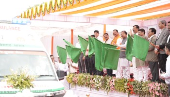 Hon’ble Chief Minister of Chhattisgarh Shri Vishnu Deo Sai launches expansion of 108 Emergency Response Services in Chhattisgarh on 31st March 2026