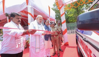 Hon’ble Union Home Minister Shri. Amit Shah, in the gracious presence of Hon’ble Chief Minister of Chhattisgarh Shri. Vishnu Deo Sai, flagged off 400 Emergency Response Vehicles on 18th May 2026 as part of the Chhattisgarh Dial 112 Phase II Implementation.
